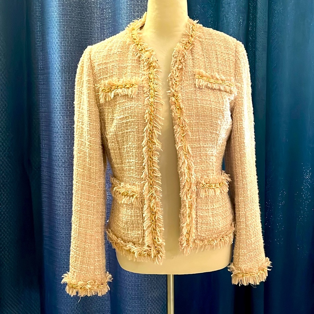 Boston Proper Tweed Parisian Jacket NWOT